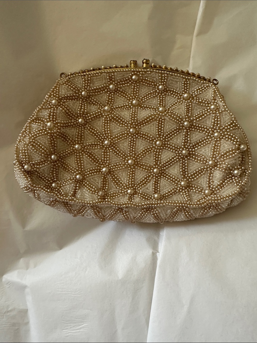 Jolles Original Vintage Beaded Silk
Clutch